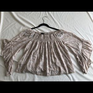 Beige top from Showpo